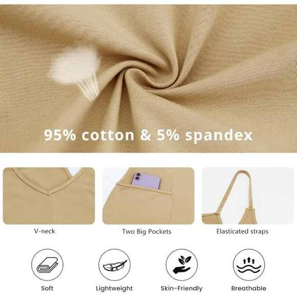 Womens Rompers Apricot Wide Leg Shorts Overalls Adjustable Strap Bib Jumpsuit - Picture 4 of 6